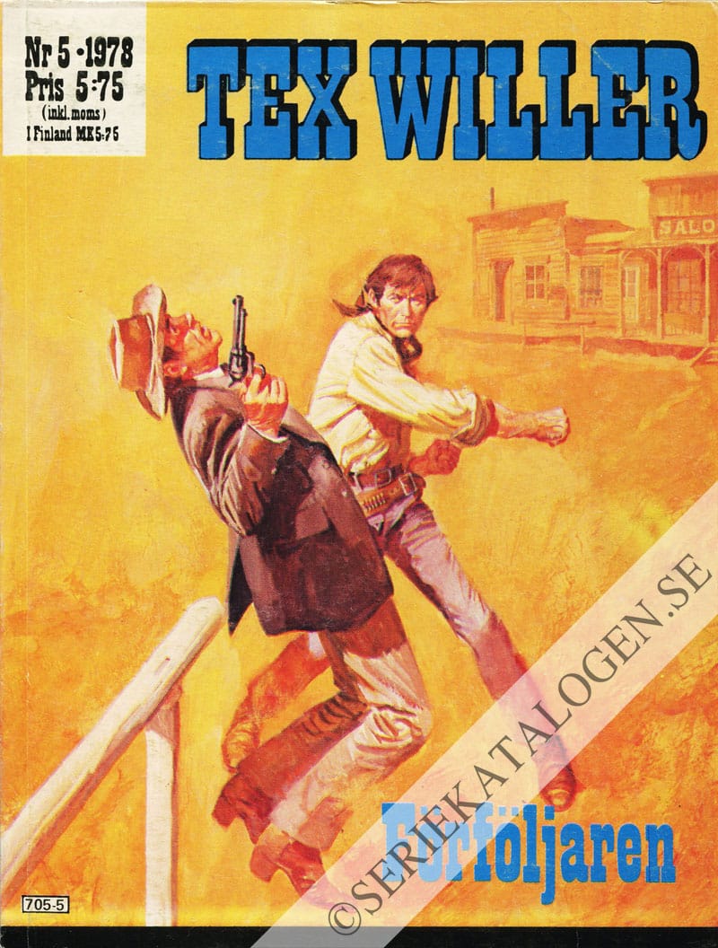 Framsida på Tex Willer #5 (1978)