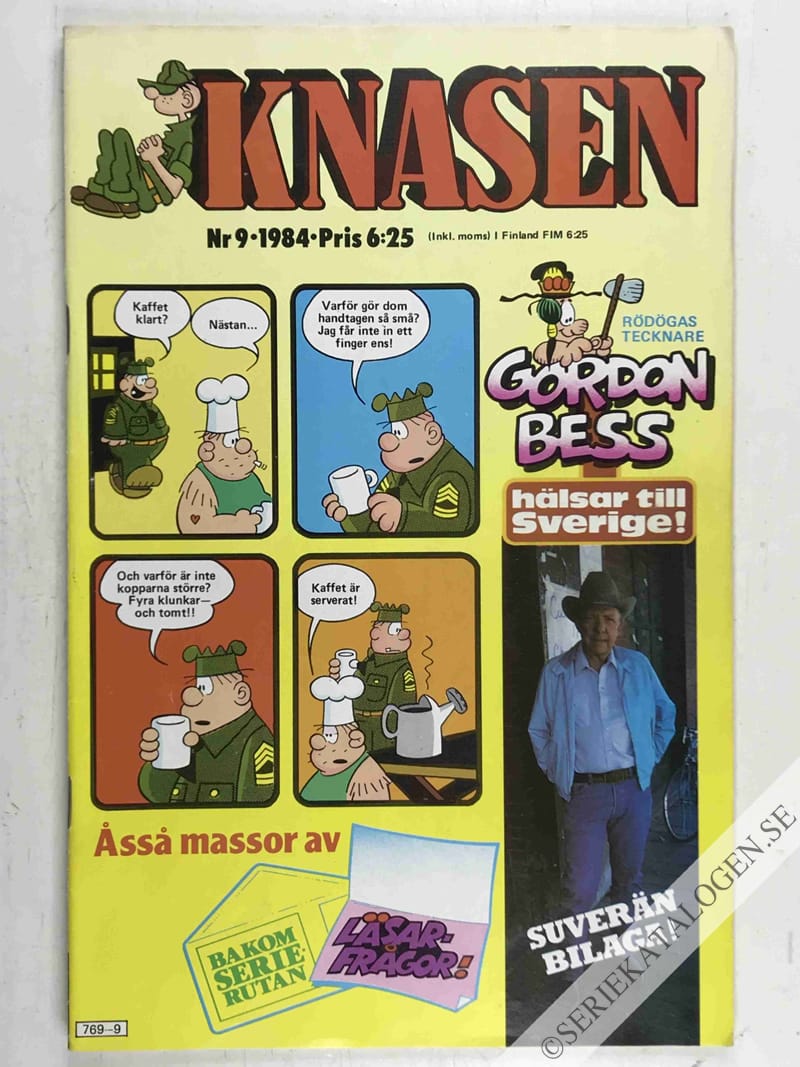 Framsida på Knasen #9 (1984)