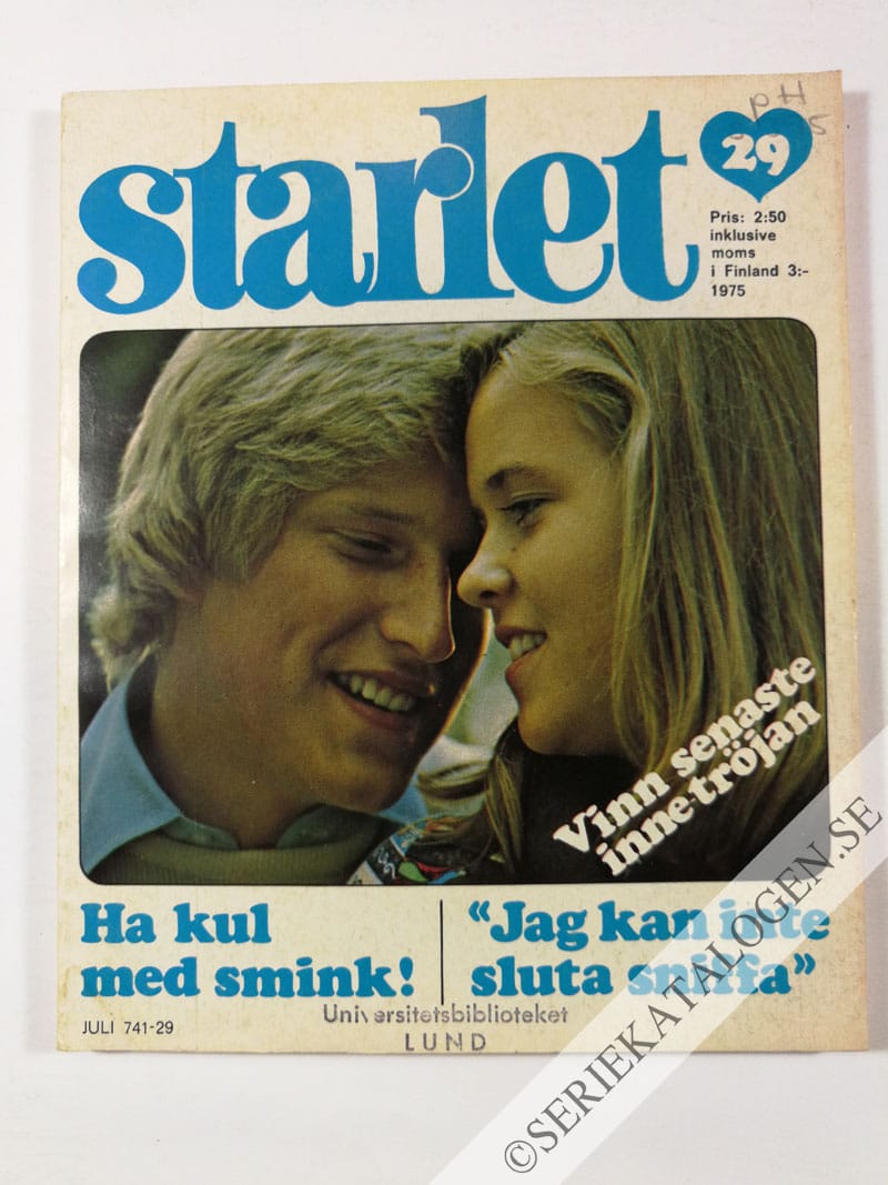 Framsida på Starlet #29 (1975)