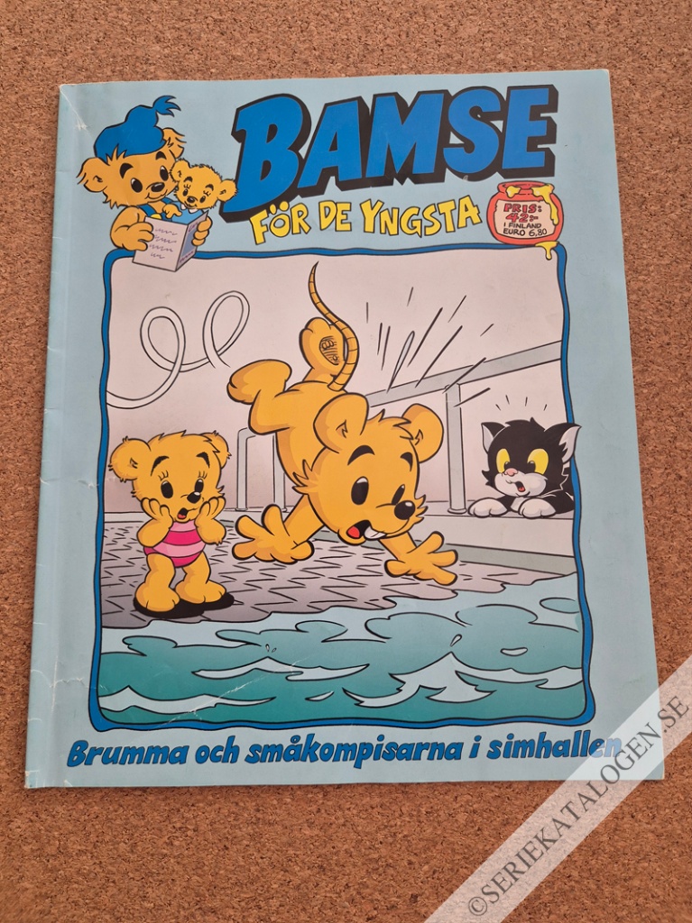 Framsida på Brumma och småkompisarna i simhallen (2023)