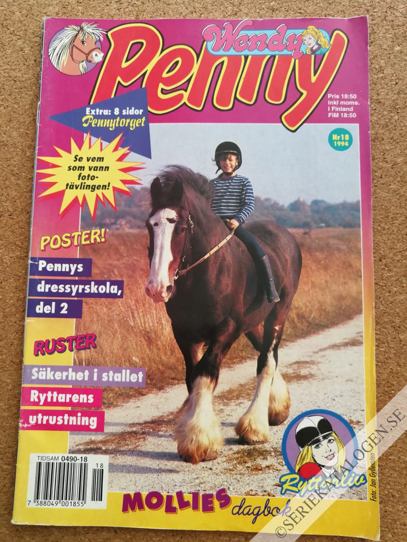 Framsida på Penny #18 (1994)