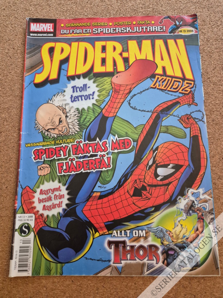 Framsida på Spider-Man Kidz #13 (2008)