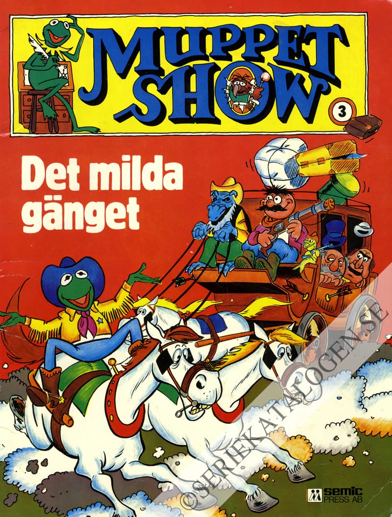 Framsida på Muppet show Det milda gänget (1982)