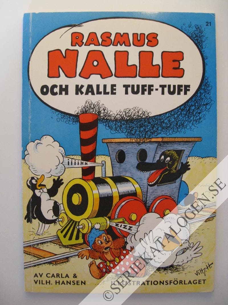 Framsida på Rasmus Nalle Rasmus Nalle och Kalle Tuff-Tuff (1970)