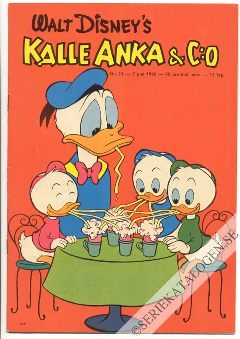 Framsida på Kalle Anka & C:o #23 (1960)
