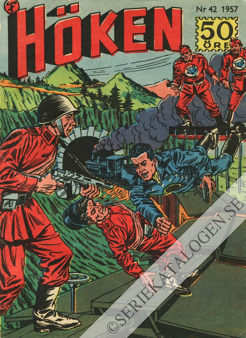 Framsida på Höken #42 (1957)