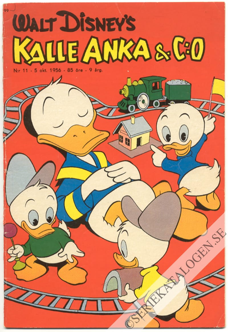 Framsida på Kalle Anka & C:o #11 (1956)