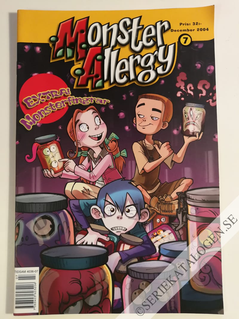 Framsida på Monster Allergy #7 (2004)