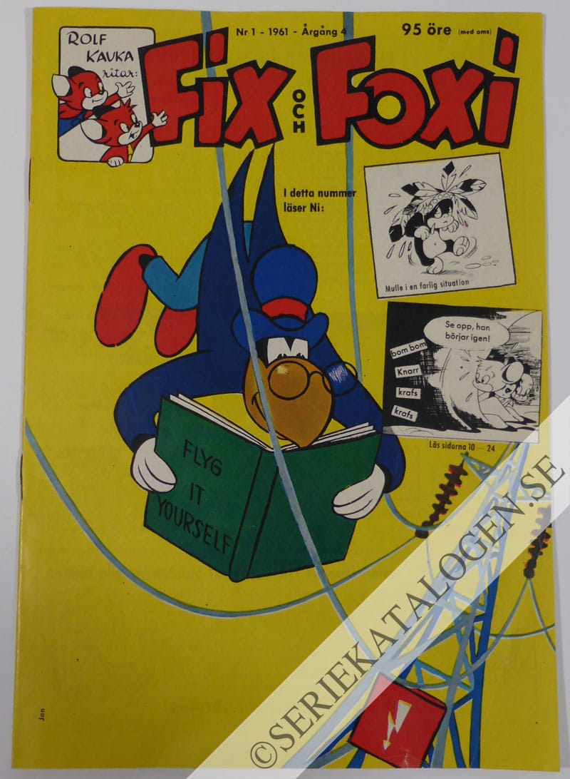 Framsida på Fix och Foxi #1 (1961)