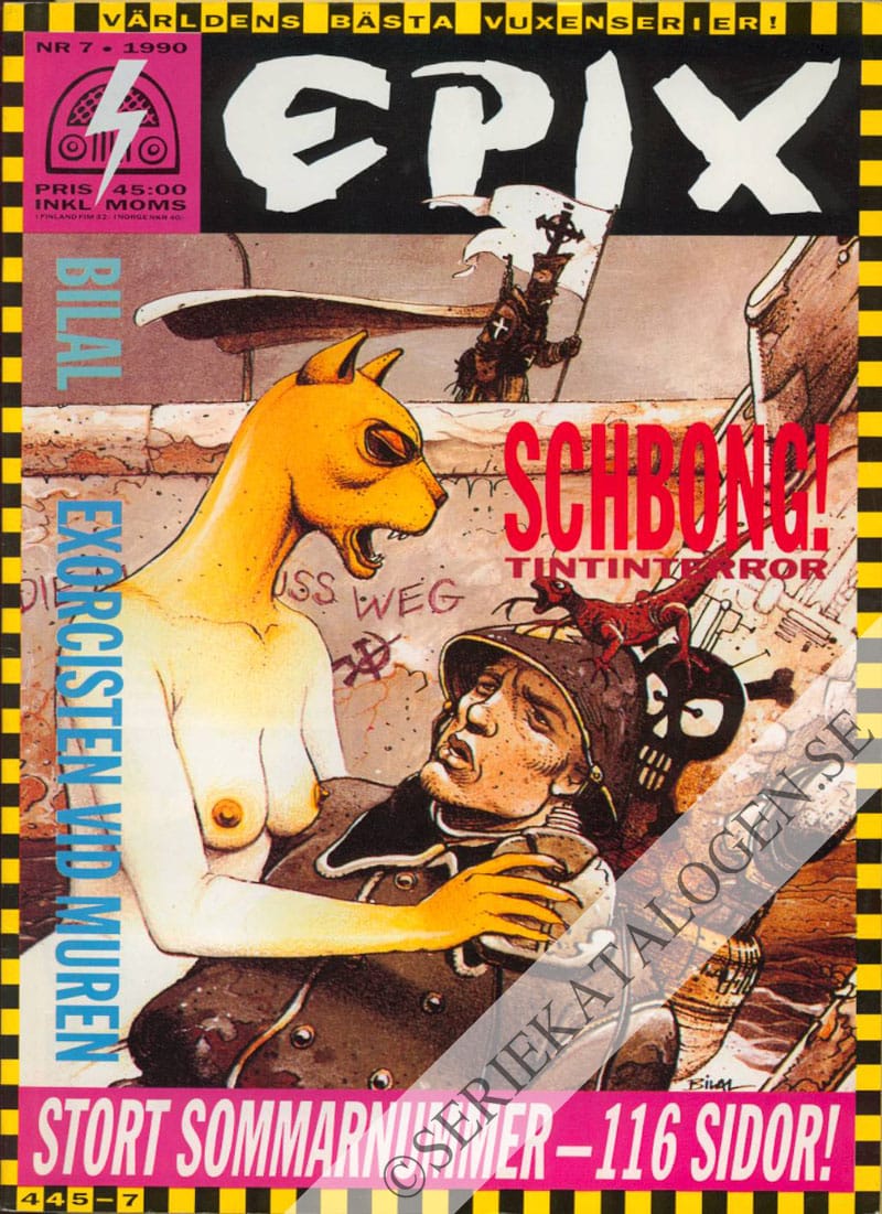 Framsida på Epix #7 (1990)