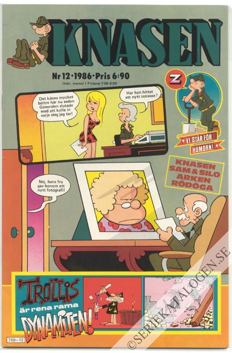 Framsida på Knasen #12 (1986)