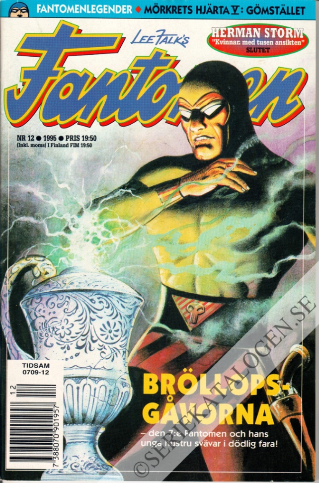 Framsida på Fantomen #12 (1995)