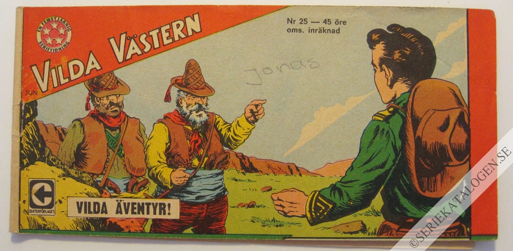 Framsida på Vilda Västern #25 (1967)