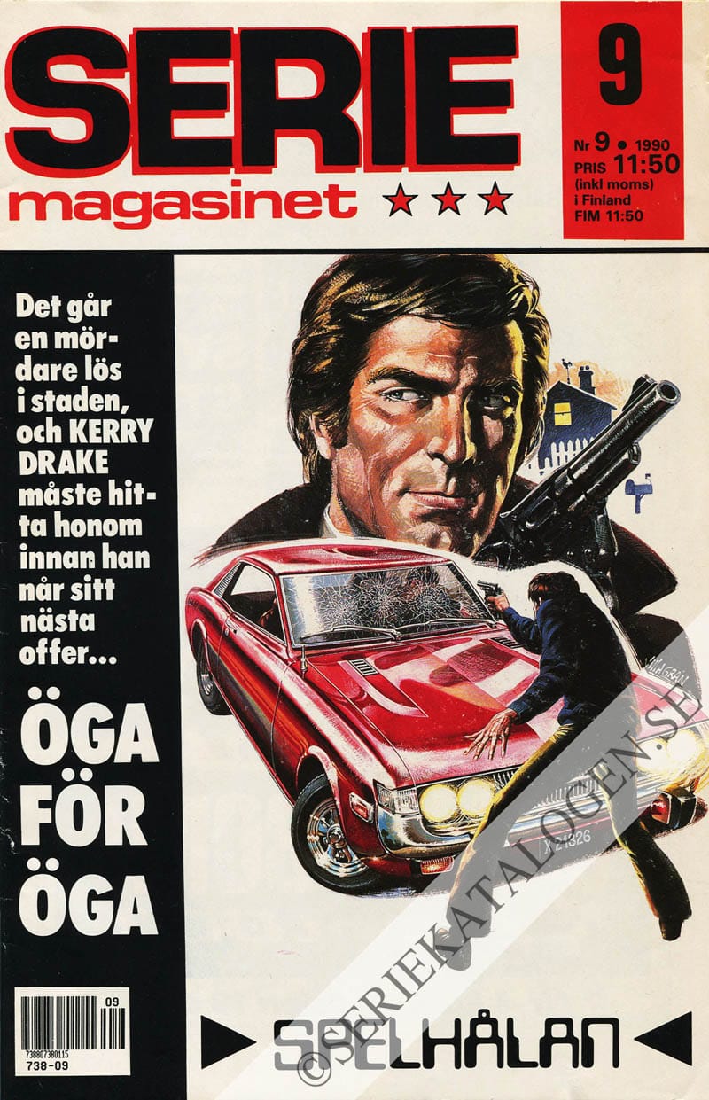 Framsida på Seriemagasinet #9 (1990)