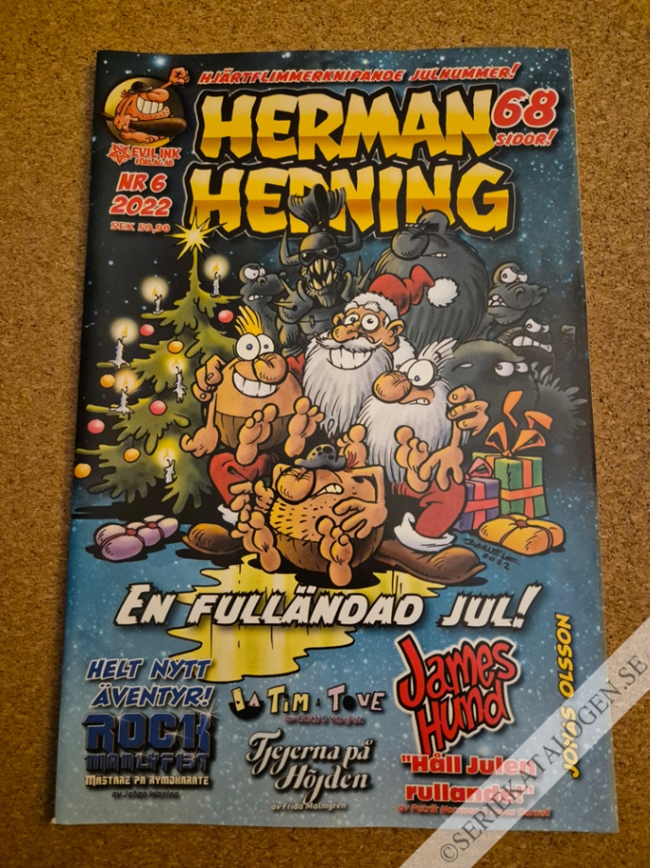 Framsida på Herman Hedning #6 (2022)