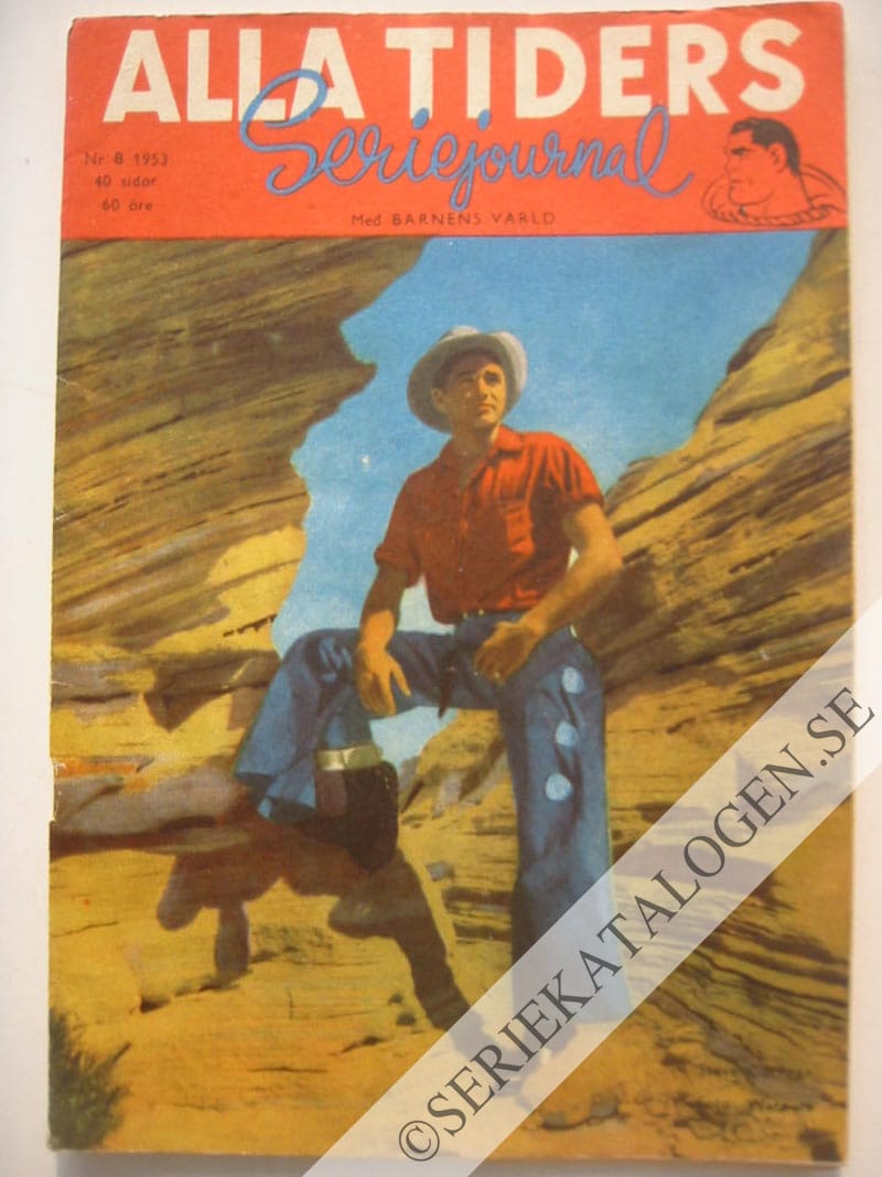 Framsida på Alla tiders seriejournal #8 (1953)