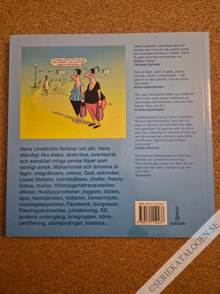 Baksida på Lindström volym 21 (2014)