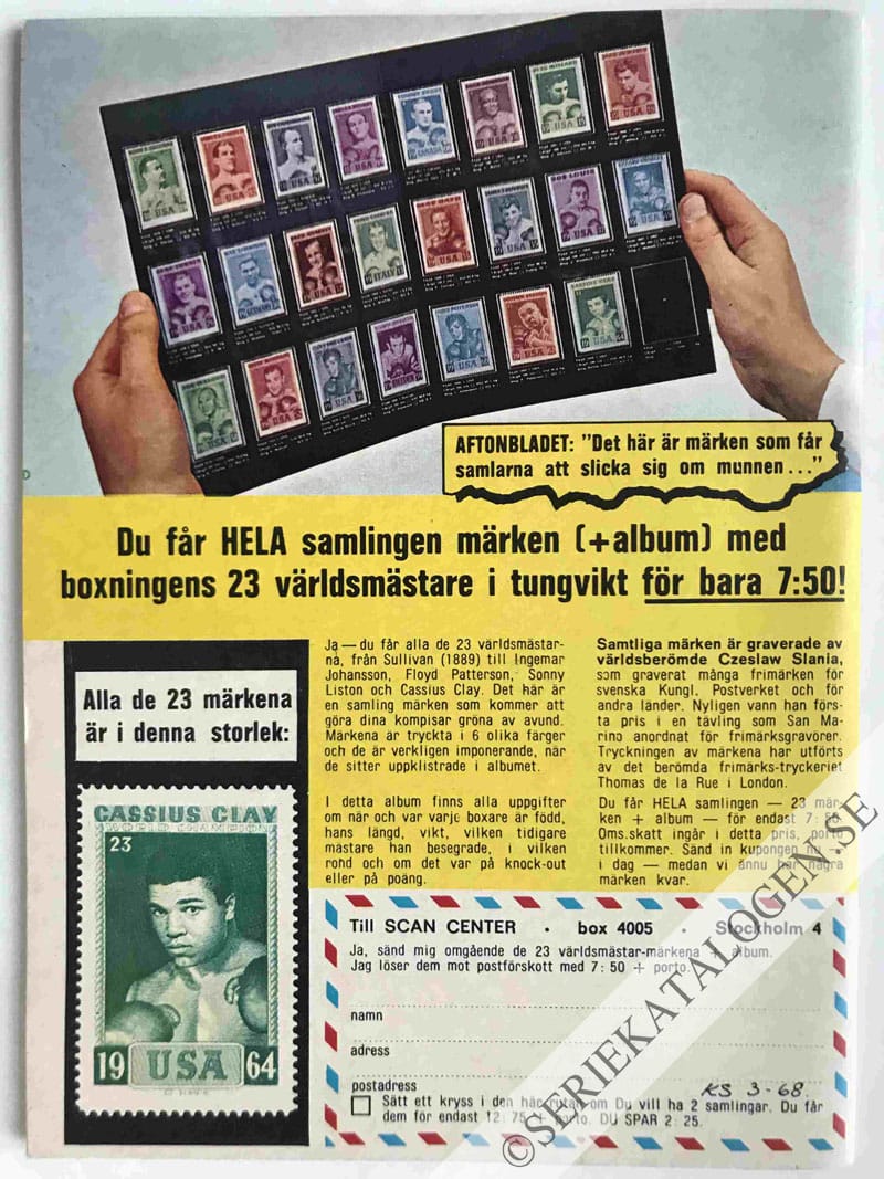 Baksida på Vän eller fiende? (1968)