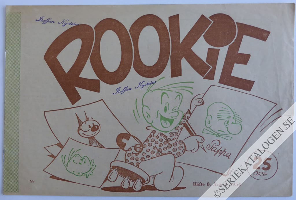 Framsida på Rookie #8 (1954)