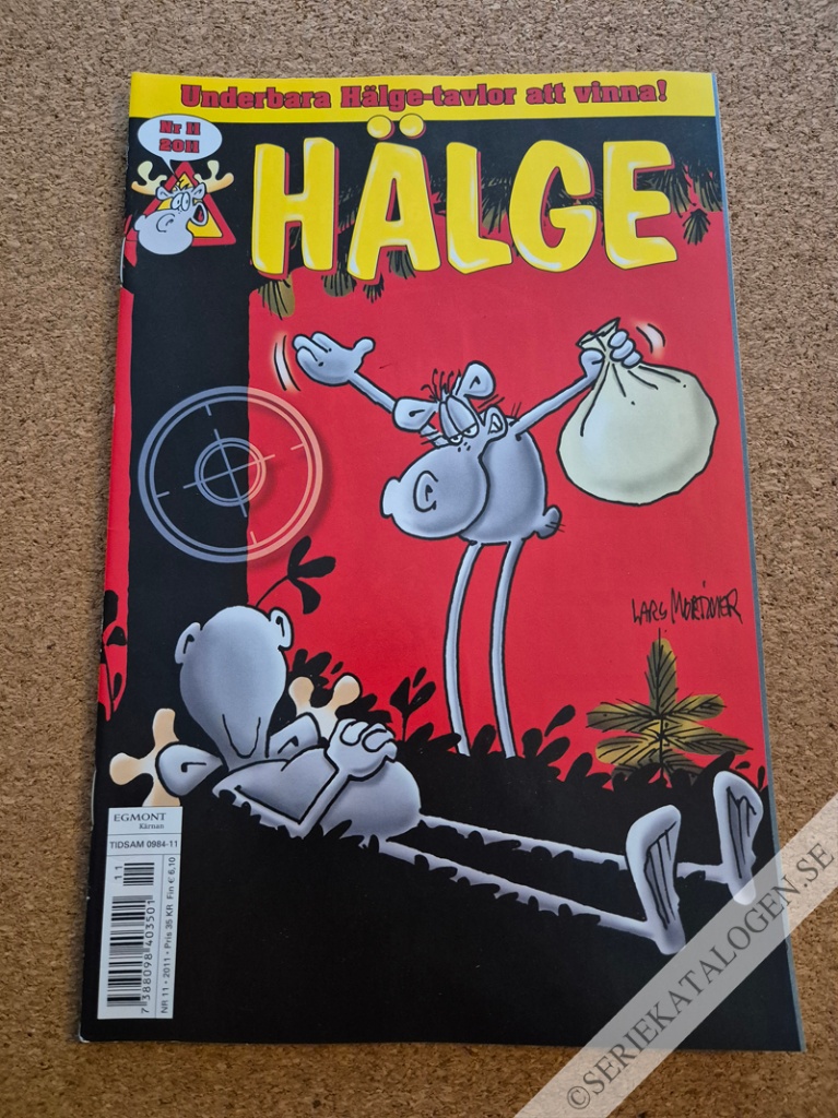 Framsida på Hälge #11 (2011)