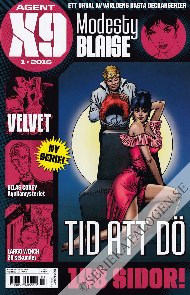 Framsida på Agent X9 #1 (2016)