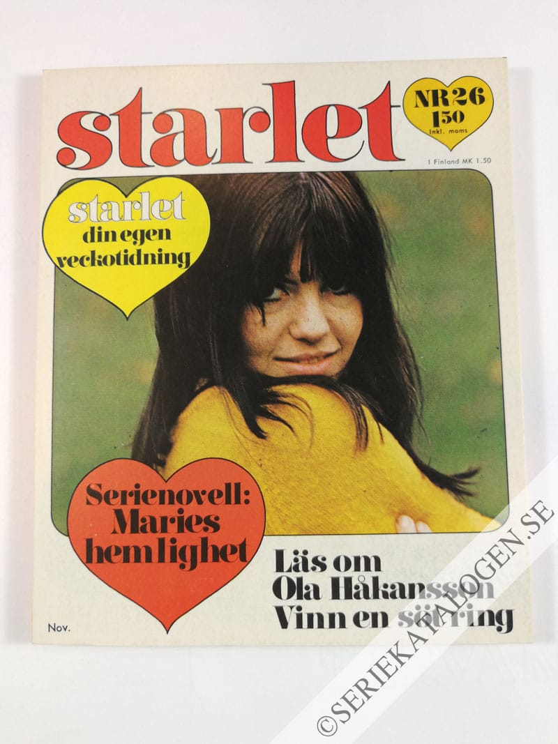 Framsida på Starlet #26 (1970)