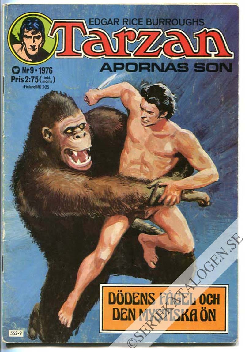 Framsida på Tarzan #9 (1976)
