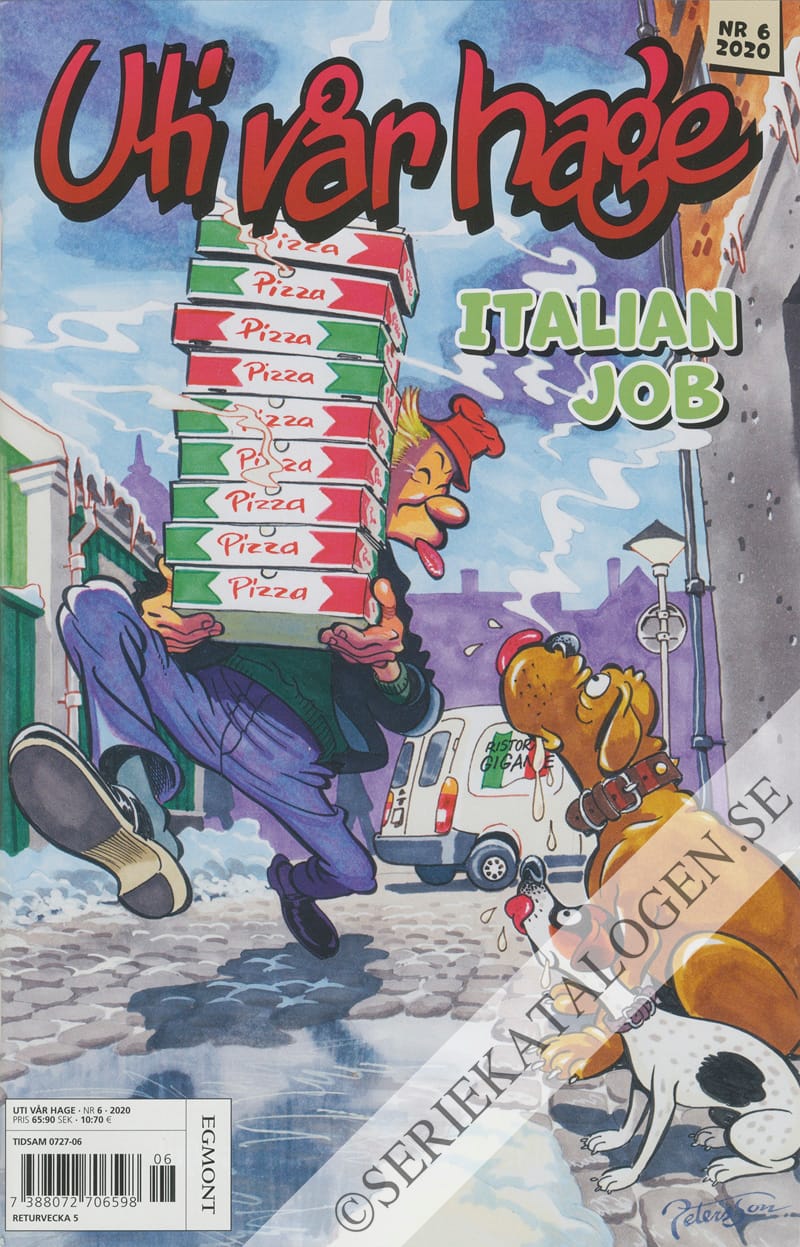 Framsida på Uti vår hage #6 - Italian job (2020)