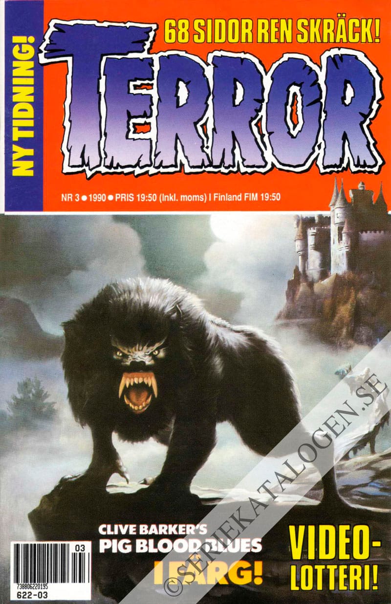 Framsida på Terror #3 (1990)
