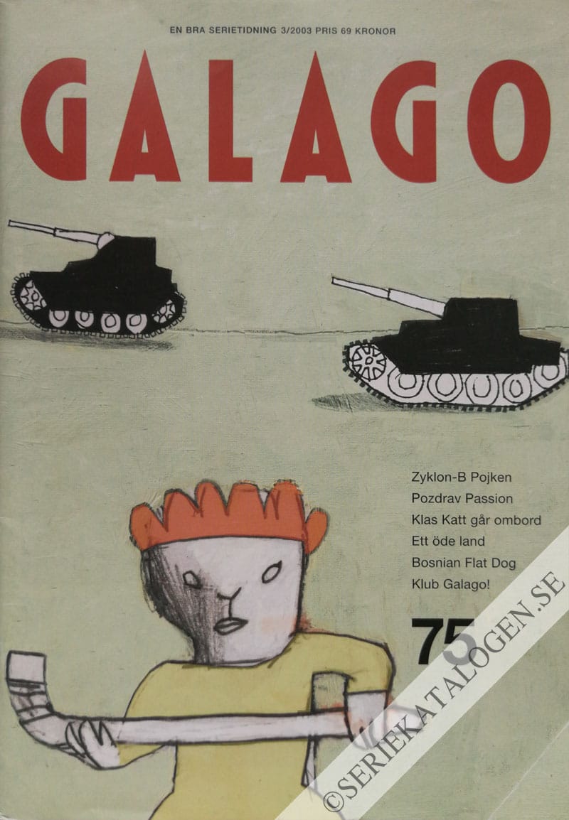 Framsida på Galago #3 (2003)