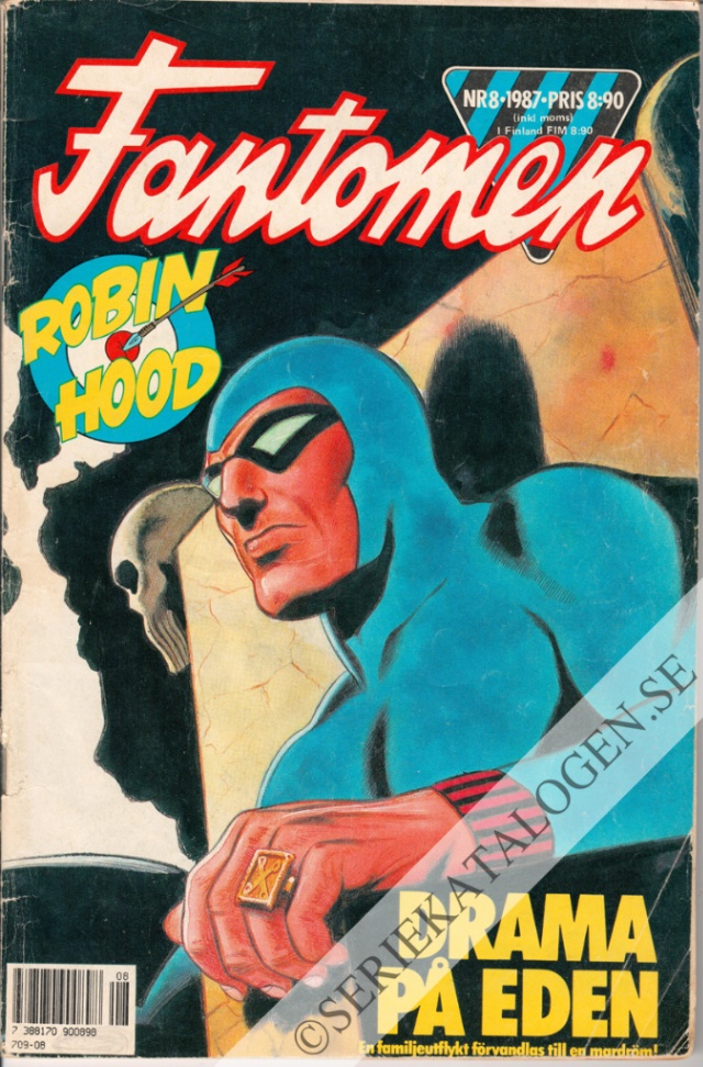 Framsida på Fantomen #8 (1987)