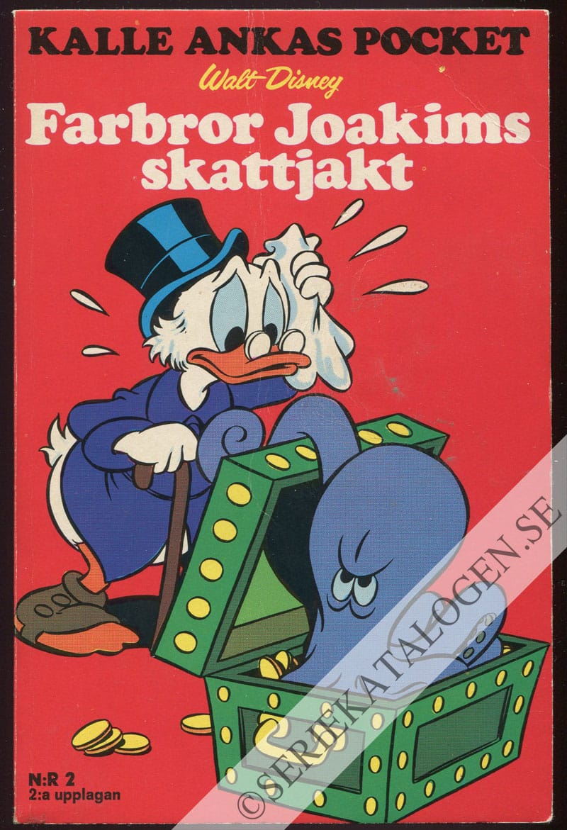 Framsida på Farbror Joakims skattjakt (1975)