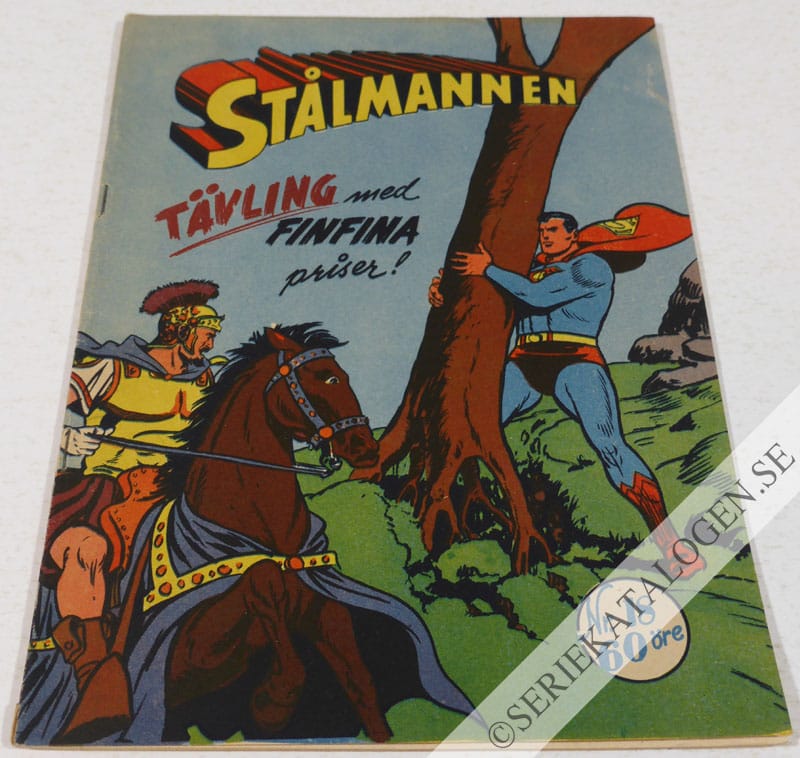 Framsida på Stålmannen #18 (1956)