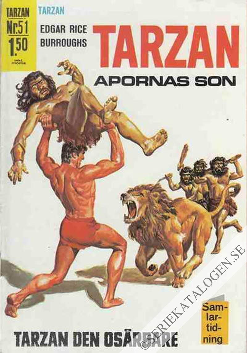 Framsida på Tarzan #51 (1970)