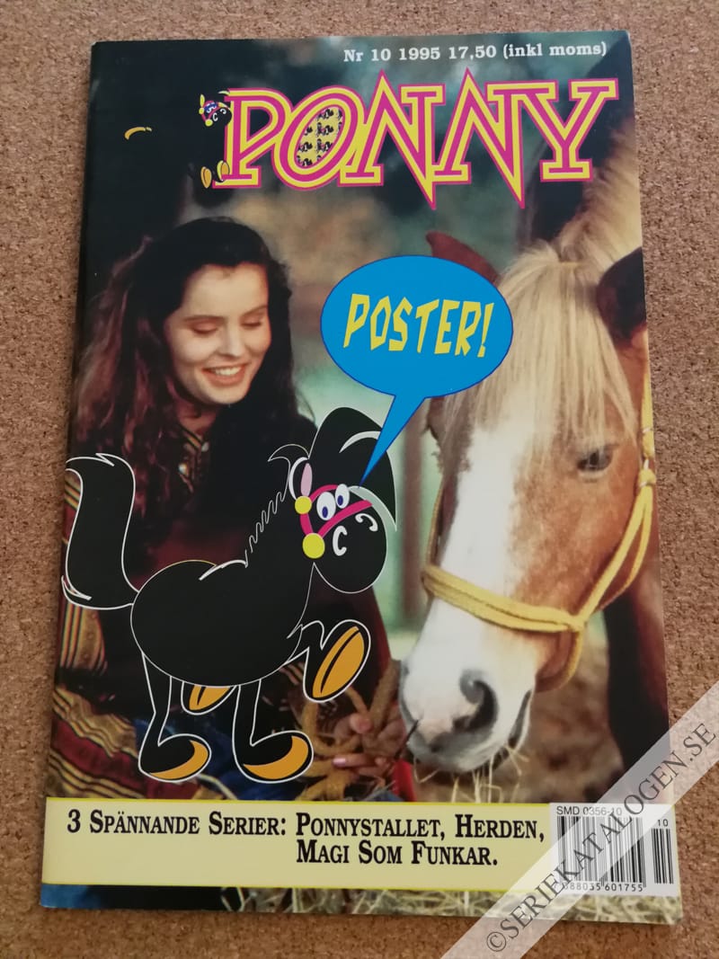 Framsida på Ponny-magasinet #10 (1995)