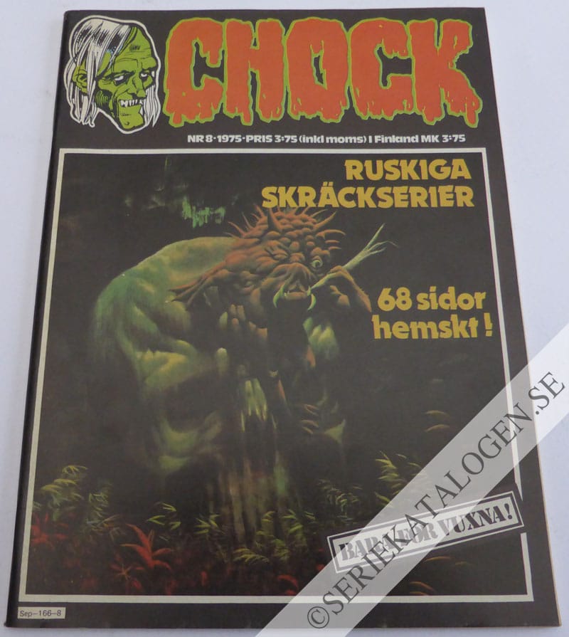 Framsida på Chock #8 (1975)