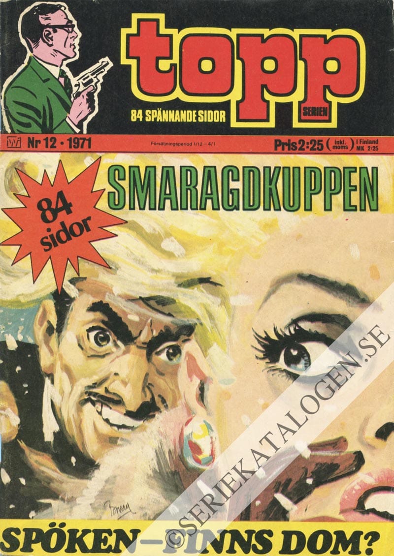 Framsida på Toppserien #12 (1971)