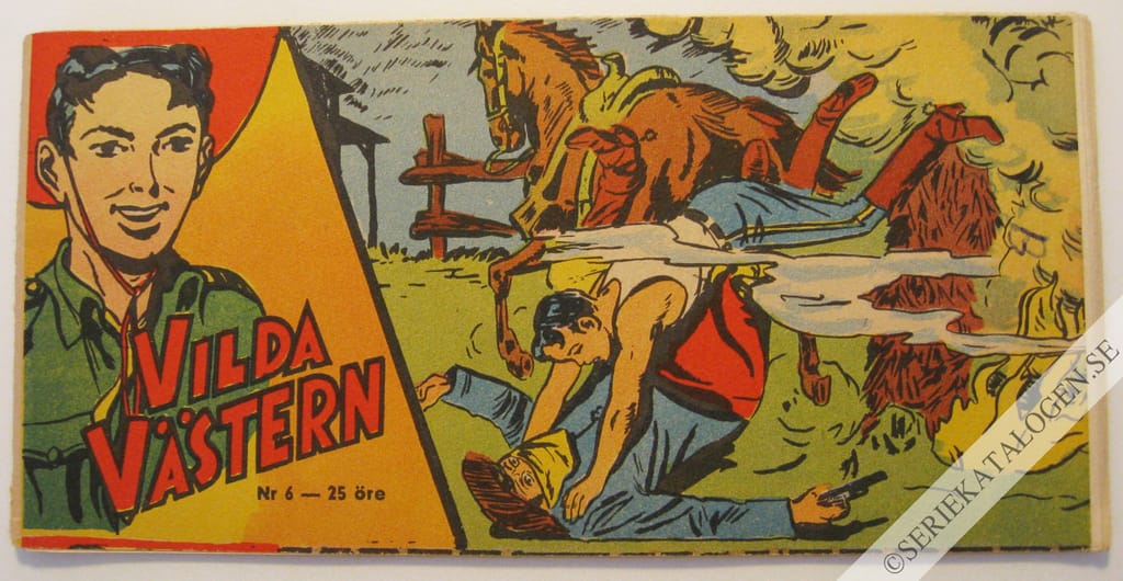 Framsida på Vilda Västern #6 (1958)
