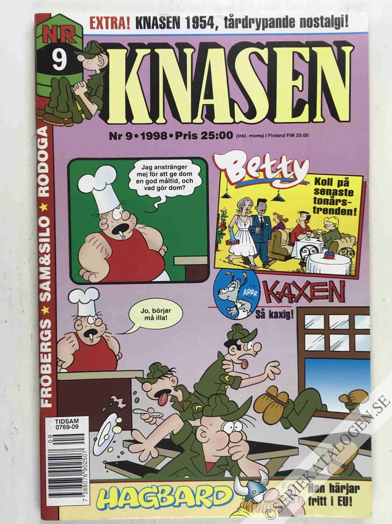 Framsida på Knasen #9 (1998)