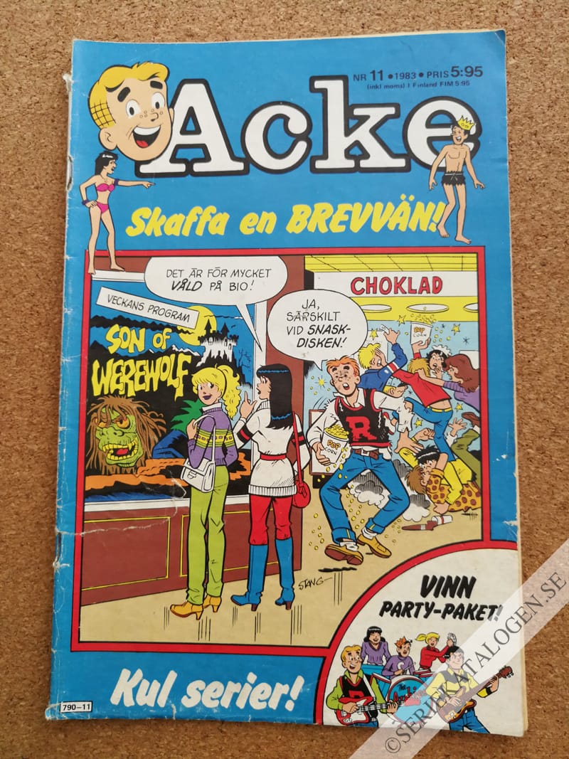 Framsida på Acke #11 (1983)