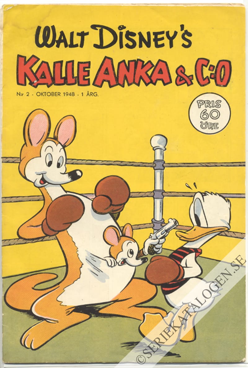 Framsida på Kalle Anka & C:o #2 (1948)