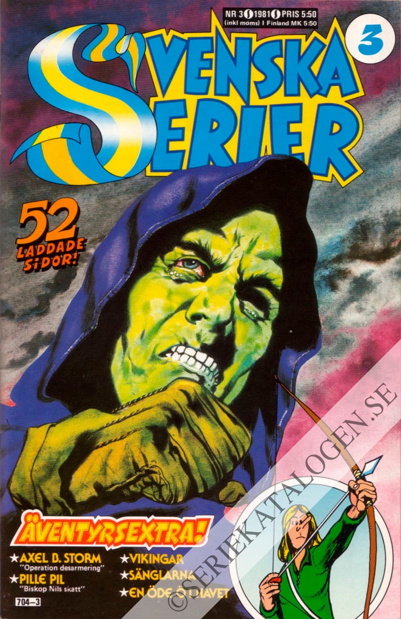 Framsida på Svenska serier #3 (1981)