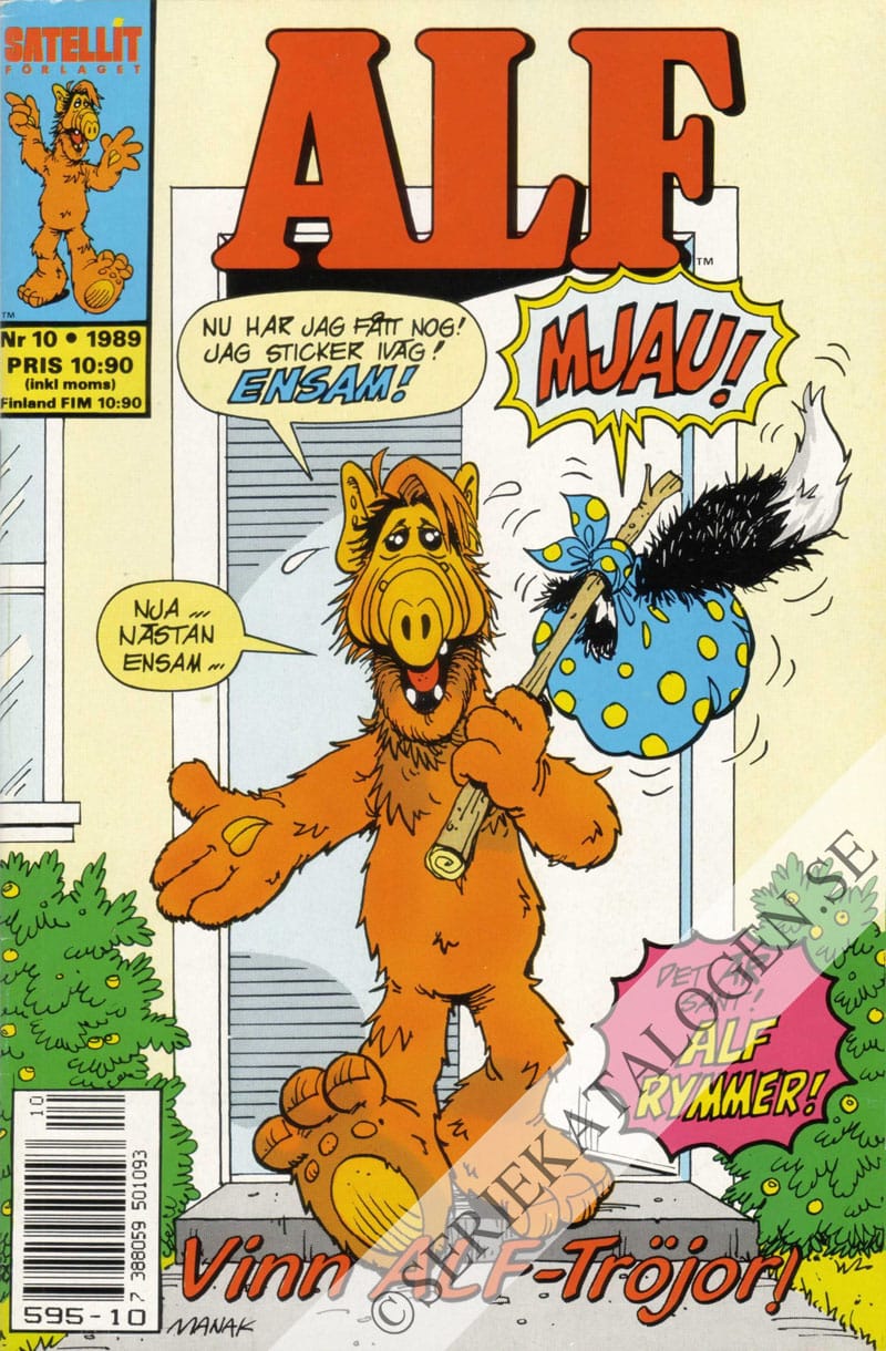 Framsida på Alf #10 (1989)