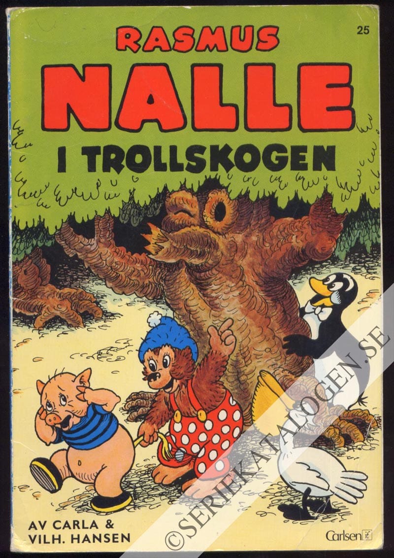 Framsida på Rasmus Nalle i trollskogen (1976)