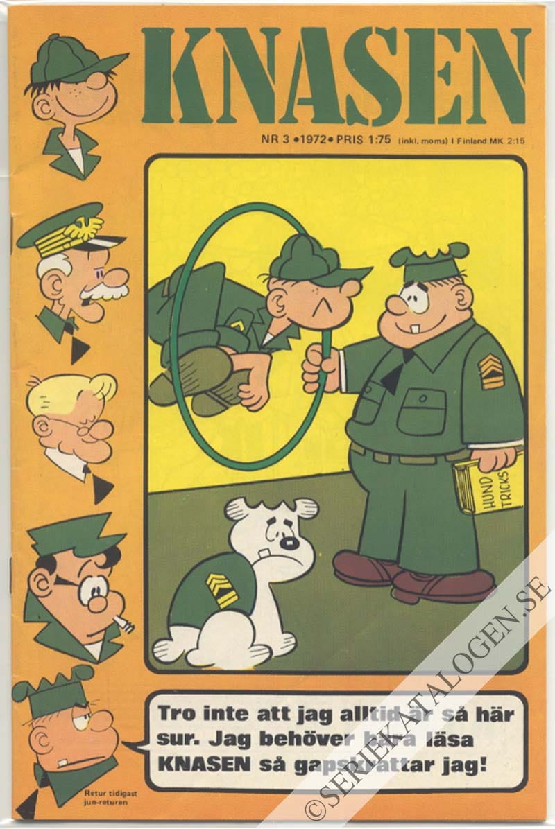Framsida på Knasen #3 (1972)