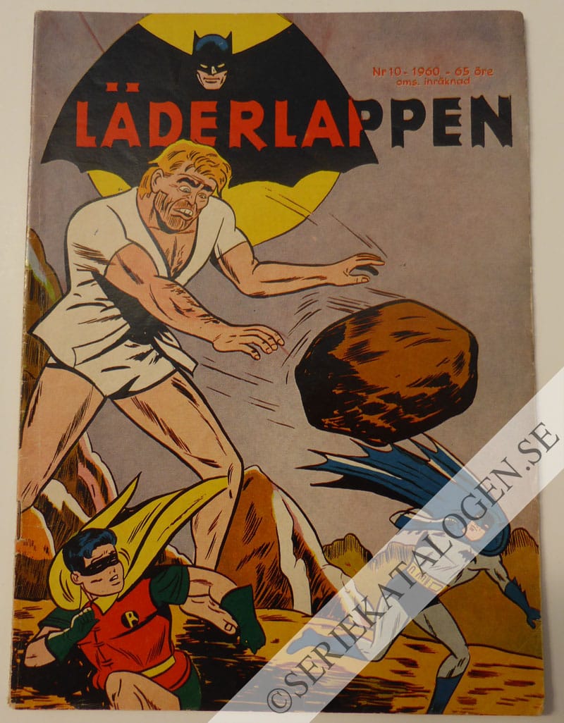 Framsida på Läderlappen och Robin #10 (1960)