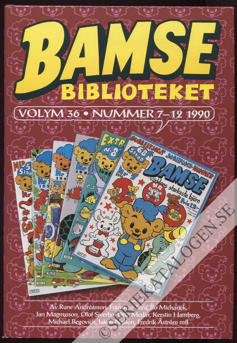 Framsida på Bamsebiblioteket #36 (2010)