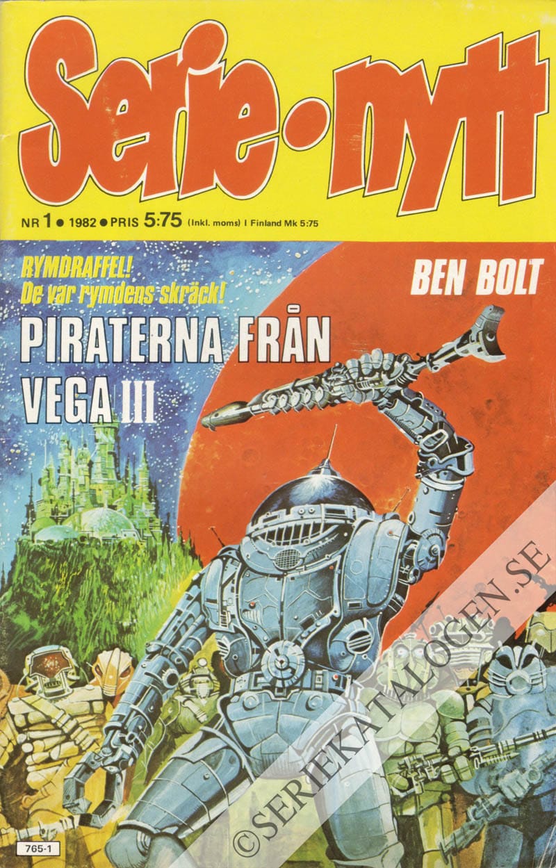 Framsida på Serie-Nytt #1 (1982)