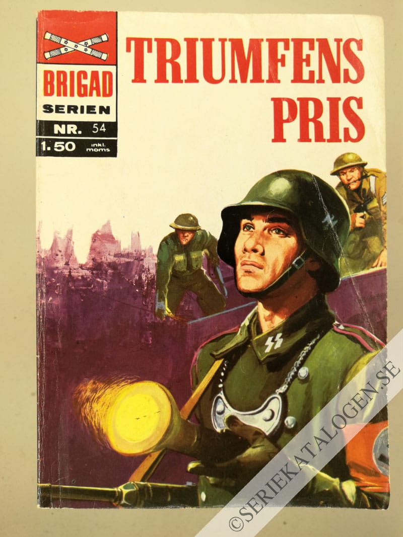 Framsida på Brigadserien Triumfens pris (1971)