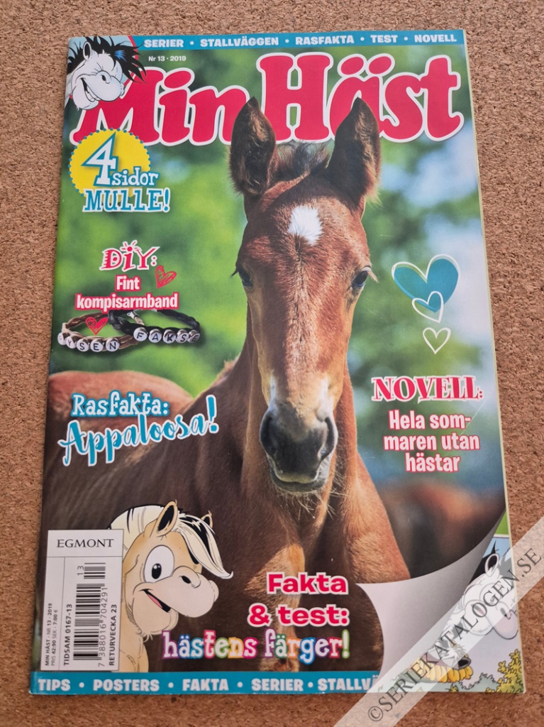Framsida på Min häst #13 (2019)